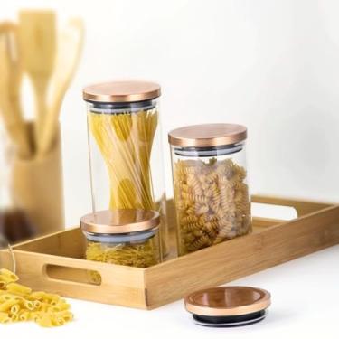 Imagem de Bandeja Retangular 40cm Comprimento 100% Bambu Com Alça Laterais Ideal Para Servir Petiscos Café Da Manhã Na Cama Cantinho Do Café Decoração De Casa Magic Utilidades