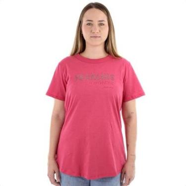 Imagem de Camiseta Colcci Estampada C/Aplicação Rosa Lolite - Feminina-Feminino