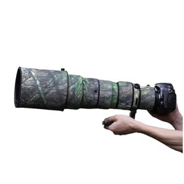 Imagem de CHASING BIRDS Capa protetora de lente impermeável camuflada para Nikon AF-S 500 mm f/4 G ED VR à prova de chuva (camuflagem de folha verde, com TC de 1,4 X (TC-14E III))