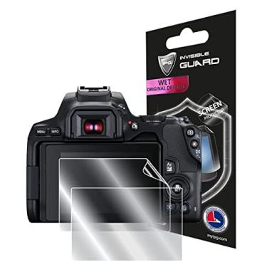 Imagem de IPG Protetor de tela invisível para câmera Canon EOS 250D / Rebel SL3 DSLR (2 unidades) - Qualidade HD/autorreparação/sem bolhas para 250D