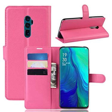 Imagem de Capa Oppo Reon 10X Zoom, Capa carteira com suporte de couro PU Manyip para Oppo Reon 10X Zoom, capa de proteção de telefone estilo empresarial, capa com [compartimentos para dinheiro e cartão]