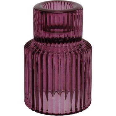 Imagem de Castiçal Vidro Roxo