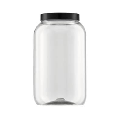 Imagem de Pote Para Mantimentos Com Tampa de Rosca 3,6 Litros Grande (Preto)