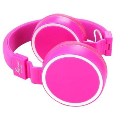 Imagem de fone com fio rosa  - knup