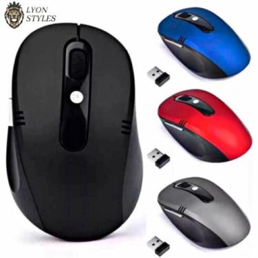 Imagem de Mouse sem Fio 2.4Ghz Receptor Usb para PC e Notebook - ANXIN, Preto