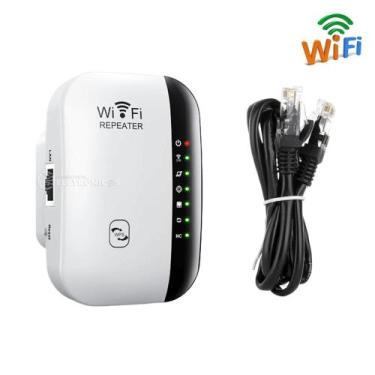 Imagem de Repetidor Sinal Wi-Fi Roteador Amplificador Wireless 300mbps Sem Fio K