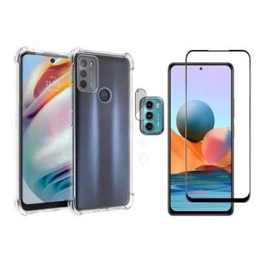 Imagem de Capa Anti Shock + Pelicula 3d + Pel Camera Para Moto G60 - Universo