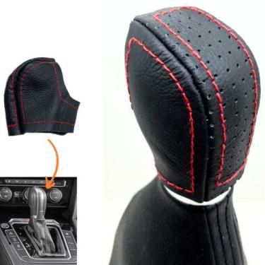 Imagem de Capa Couro Manopla Câmbio Automático Golf 2014 2015 2016 2017 2018 201