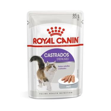 Imagem de Ração Úmida Royal Canin Patê para Gatos Adutos Castrados 85g