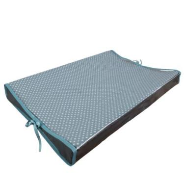 Imagem de Trocador Bebê Anatômico Cômoda Capa Plástica Americano Poá - LumaBaby,