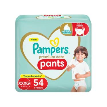 Imagem de Fralda Calças Pampers Premium Care Tam XXXG até 27kg 54 Unidades, 54, 