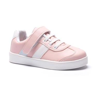 Imagem de Tênis Infantil Feminino Tininha Juvenil Casual Menina, Rosa, 31