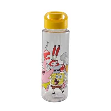 Imagem de Garrafa Squeeze De Água Com Alça De Plástico 750ML Bandeirante (Transparente)