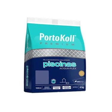 Imagem de Rejunte para piscina aqua flex azul cobalto 4kg  - portokoll