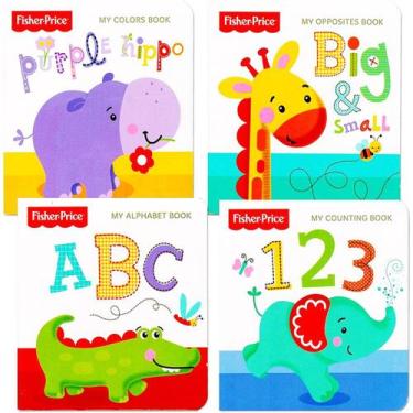 Imagem de Livro de Banho Para Bebês Alfabeto Números Fisher-Price C/4 - Ciranda 