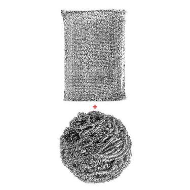 Imagem de Kit Esponjas Multiuso e Limpeza Pesada Flash Limp 2 Unidades ESP1928