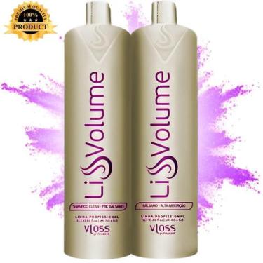 Imagem de Kit Progressiva De Cabelo Vloss Liss Balsamo Orgânica Volume