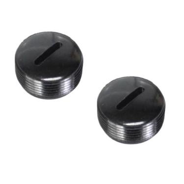 Imagem de 2 Tampas do Carvão P/ Serra de Bancada Makita Mlt100 Original