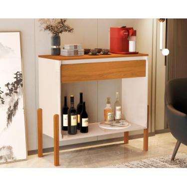 Imagem de Cantinho Café Libano 1 Gavetas 100% mdf Base Madeira Mdf - Basoto