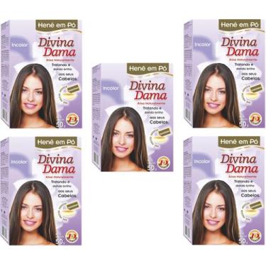 Imagem de Hene em Po Divina Dama 05x50gr Jaborandi ( Cores: Incolor, Chocolate, 