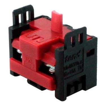 Imagem de Bloco De Contato 1NF Metaltex, Vermelho