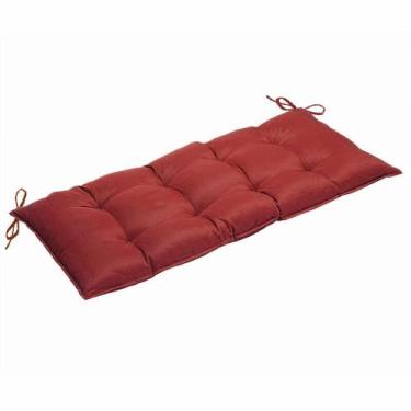 Imagem de Almofada Assento Para Banco Futton 110x45cm - Vermelho - FASTLAR