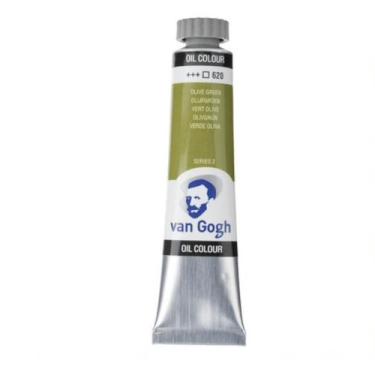 Imagem de Tinta Óleo 20 Ml Talens Van Gogh Serie 2 Olive Green 620, 20ML