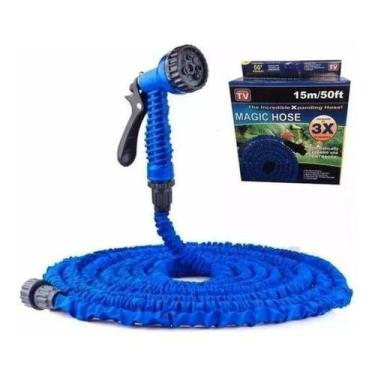 Imagem de Mangueira flexível para jardim estica e volta 30m elastica - Online