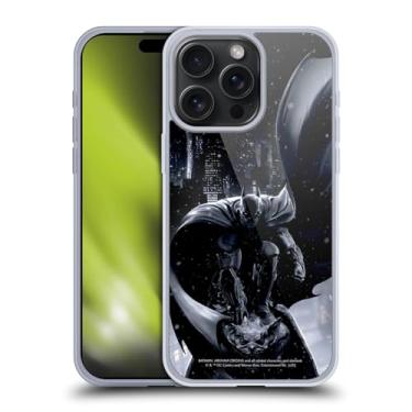 Imagem de Head Case Designs Capa de gel macia oficialmente licenciada Batman Arkham Origins Batman Key Art compatível com Apple iPhone 15 Pro Max