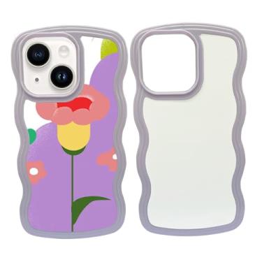 Imagem de JUSTRY 5 peças de capa de telefone em branco sublimação capa de telefone impressa em branco compatível com iPhone 15, 6,1 polegadas, capa protetora de borracha DIY prensa térmica + inserção fosca