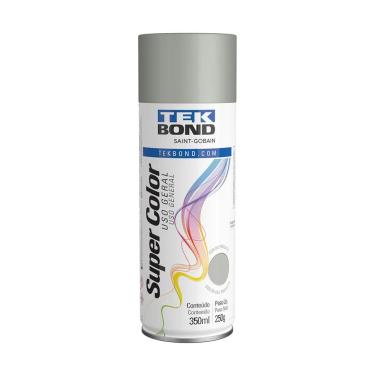 Imagem de Tinta Spray Uso Geral 350ml 250G - Tekbond Alumínio