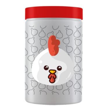 Imagem de Pote Multiuso Fazendinha 1,5lt Porta Mantimentos Biscoito Tampa De Rosca (Galinha)