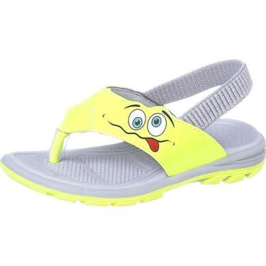 Imagem de Papete Sandália Infantil Masculino Menino 3888-600 - Redmax, Amarelo, 