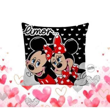 Imagem de Almofada Personalizada minnie e mickey  20x20 - Comchita, Amarelo