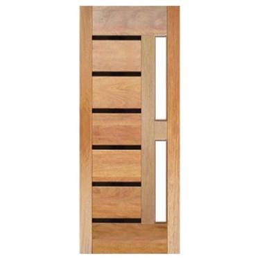 Imagem de Porta de Madeira Maciça BBB Com Frisos Preto Para Vidro Casmavi de Ced