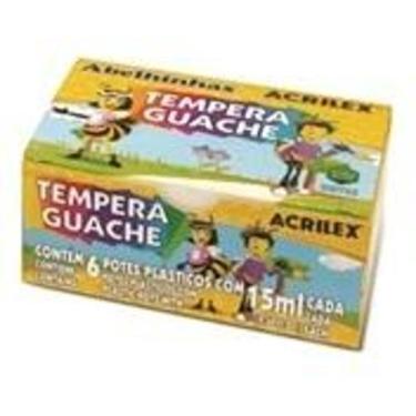 Imagem de Tinta Guache 6 Cores 2020 Acrilex - 1