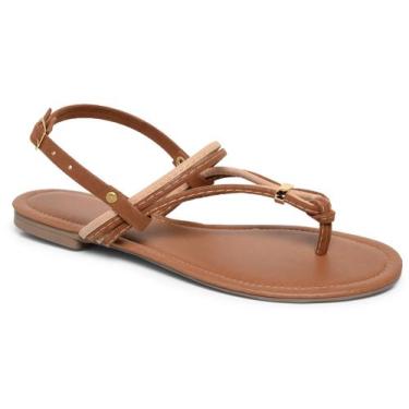 Imagem de Sandália Rasteira Flat Rasteirinha Chinelo Feminino - J. REI CALÇADOS,