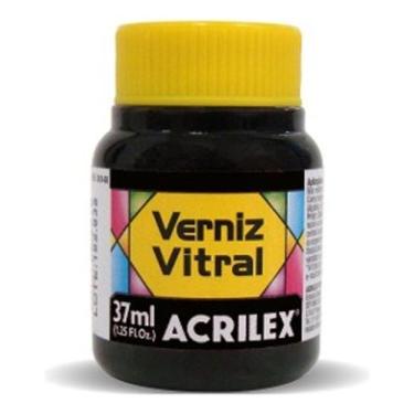 Imagem de ACRILEX - PRETO - 520 - Verniz Vitral 37ml