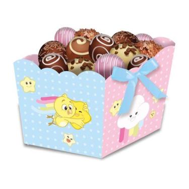 Imagem de Cachepot Festa Galinha Pintadinha Candy - 8 unidades - Festcolor -  Fe