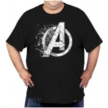 Imagem de Camiseta Avengers Vingadores Grand Plus Size Capitão América - KING OF