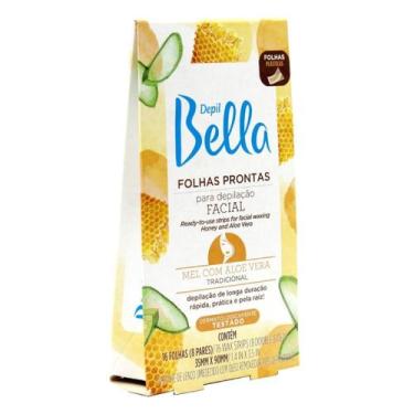 Imagem de Folha Pronta Facial Tradicional Mel Aloe Vera 16fl  - DEPILBELLA