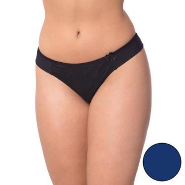 Imagem de Calcinha Syndra de Microfibra e Renda Fio Duplo Feminino - Biografia d