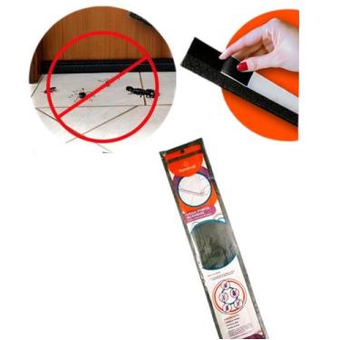 Imagem de Veda Porta Adesivo/tiras autocolantes Contra Poeira Inseto Água Fácil 