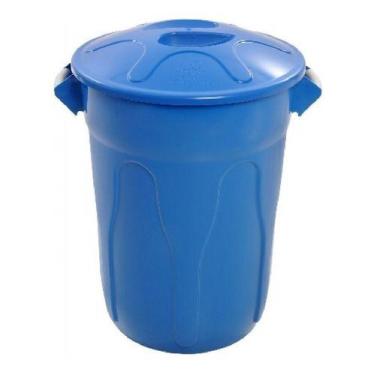 Imagem de Cesto Lixeira Plastico Tipo Balde 60l Marca Jsn, Marrom