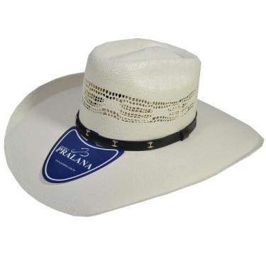 Imagem de Chapéu Pralana Palha Bangora Farmer 2 Natural, GG, Branco