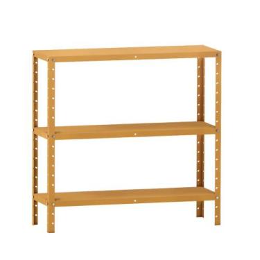 Imagem de Estante de Aço Multiuso Baixa Pandin 90 cm Laranja Picasso