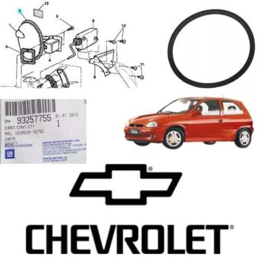 Imagem de Vedador Portinhola Tanque Combustível Corsa 1999/2000/2001 - Chevrolet