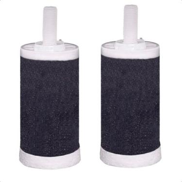 Imagem de Kit 2 Refil Vela Para Filtro de Torneira Carvão Ativado Redução de Clo