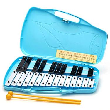Imagem de MYEONGCHANG Glockenspiel de 25 notas, xilofone para crianças e adultos Instrumento de Purcussão [Feito na Coreia]