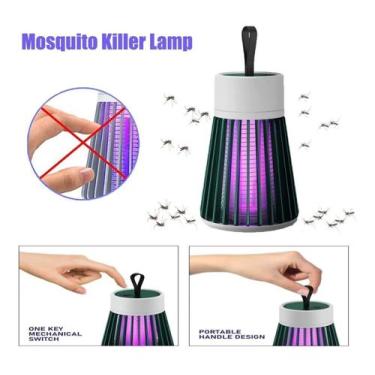 Imagem de Luminária Abajur Mata Mosquitos Anti Inseto Usb Noturno, Eletrico